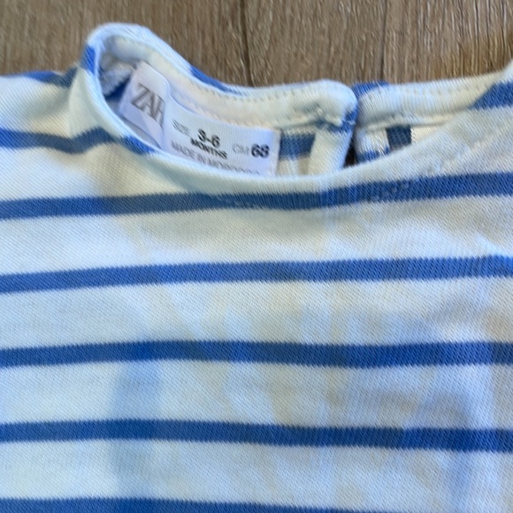 Zara stripe long sleeve top - Picture 2 of 3